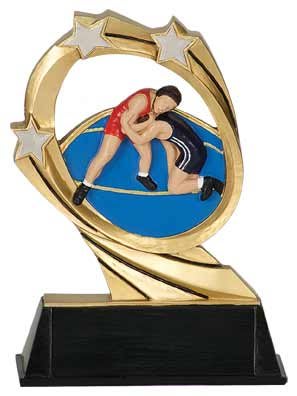 Example of wrestling resin award