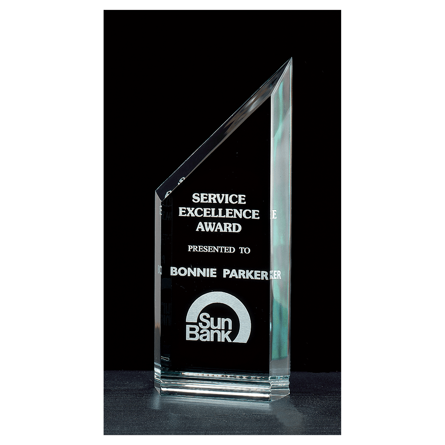 Example of zenith acrylic award