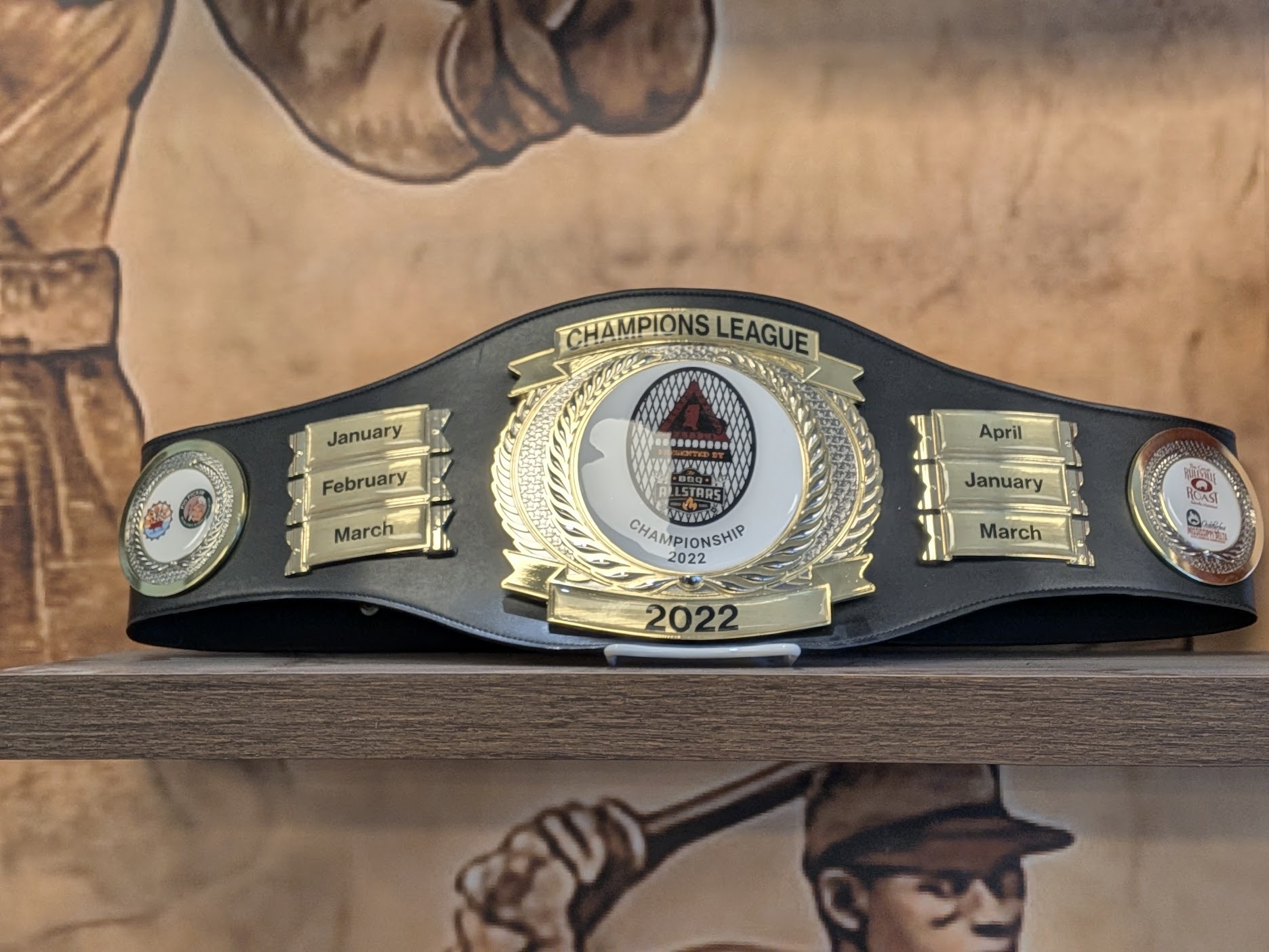 Example of classic championship belt