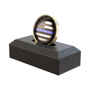 Example of 2-inch wooden coin stand