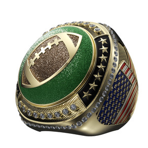 Example of assembled legacy patriot ring